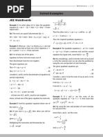 Quadratic Equations and Inequalities Exercise