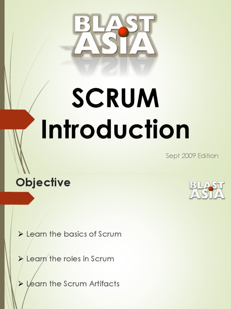 Introduction to Scrum Framework Basics | PDF | Scrum (Software ...