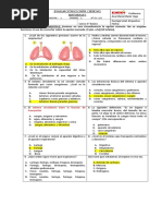 Primer Semestre Prueba N°2 (Sistema Respiratorio) PAUTA