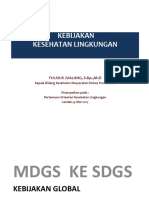 Presentasi Kebijakan Bidang Kesling, Sanggau, 23 Mei 2017