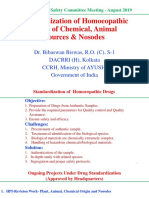 Standardization of Homoeopathic Drugs of Chemical, Animal Sources & Nosodes