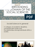 Domain of The Social Sciences