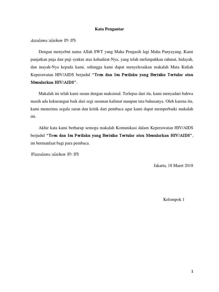 Makalah Tren Dan Isu Perilaku Hiv