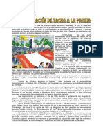 28 de AGOSTO - Reincorporación de Tacna a La Patria.