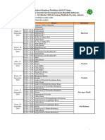 Jadwal pelatihan