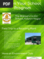 Green Your School Program: The Bishop's Co-Ed School, Kalyani Nagar