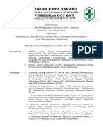 8.1.2.1 SK Permintaan Pemeriksaan, Penerimaan Spesimen, Pengambilan Dan Penyimpanan Spesimen