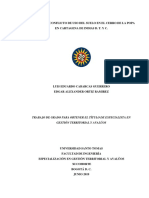 Analisis Del Conflicto de Uso Del Suelo en El Cerro de La Popa en Cartagena de Indias d. t. y c.