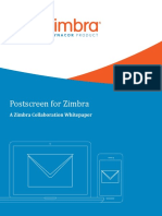 Zimbra Postscreen Whitepaper