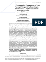 Fostering The Computation Competence of Low Achievers Through Cooperative Learning in Inclusive Classrooms: A Longitudinal Study