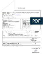 TAX INVOICE FOR FUSION TRADE