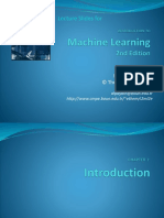 Machine Learning Chapter 1