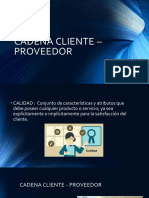 Cadena Proveedor-Cliente