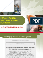 Peran - Fungsi Perawat Safe Surgery