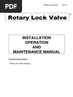 Rotary Lock Valve: Installation Operation AND Maintenance Manual