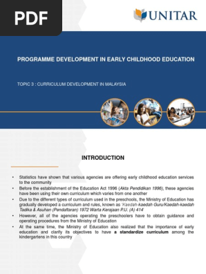 Topic 3 Dev - Early Childhood  PDF  Preschool  Early Childhood 