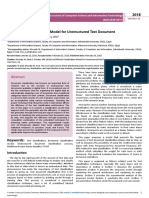 An Efficient Classification Model For Unstructured Text Document