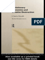 J. Metcalfe - Evolutionary Economics and Creative Destruction (Graz Schumpeter Lectures, 1) (1998) PDF