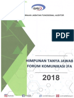 Himpunan Tanya Jawab Forum Komunikasi JFA Tahun 2018