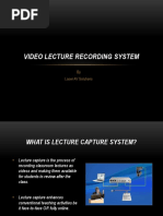 Video Lecture Recording System: by Laser AV Solutions