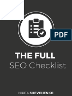 The Complete SEO Checklist For 2020 PDF