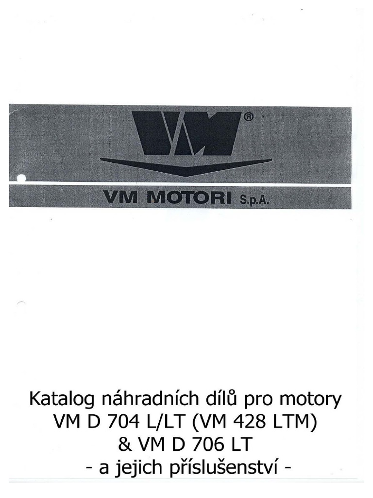 Culbuteur Hydraulique VM Motori 40432003G - Neuf, Origine Italie