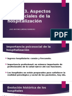 Aspectos Psicosociales de La Hospitalización