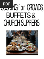 Buffets and Buffets &: Church Suppers