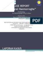 CASE REPORT Epidural Haemorraghe