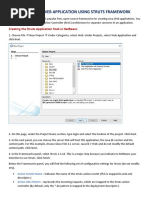 Developing Web Application Using Struts Framework