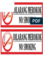 No Smoking Symbol