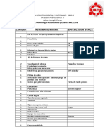 Lista de Instrumental Protesis Fija 2019