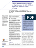 Associations Between Hyponatraemia,