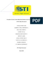 Perception of Grade 12 Senior High School Students On The Services and Facilities of STI College Meycauayan