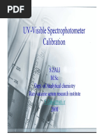 Calibration Spectrophotometer PDF