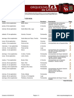 Fechas Orquesta