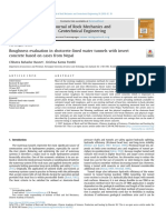 Roughness evaluation of shotcrete-lined water tunnels with invert concrete