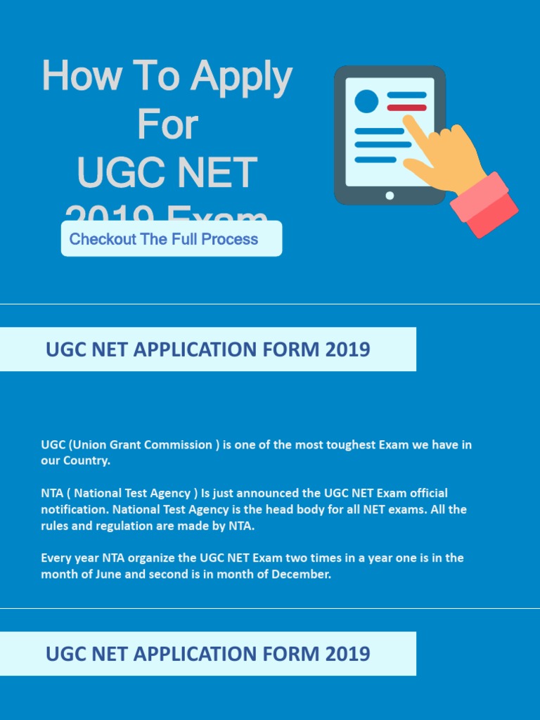 How To Apply For UGC NET 2019 Exam | PDF | Computing | Business