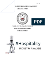 Hospitality Industry Analysis