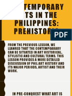 Contemporary Arts in The Philippines: Prehistoric