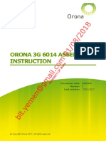 Orona 3g 6014 Assemply Instruction