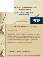 Community Language Learning Suggestopedia: Alya Endah Fajriati (F1021171029) TEFL Methodology