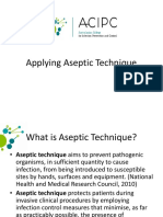 Applying Aseptic Technique