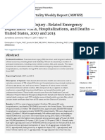 Traumatic Brain Injury-Related Emergency Department Visits, Hospitalizations, and Deaths - United States, 2007 and 2013 - MMWR
