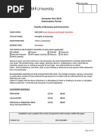 MKC1200_S2_2018_Exam Structure and Sampe Questions