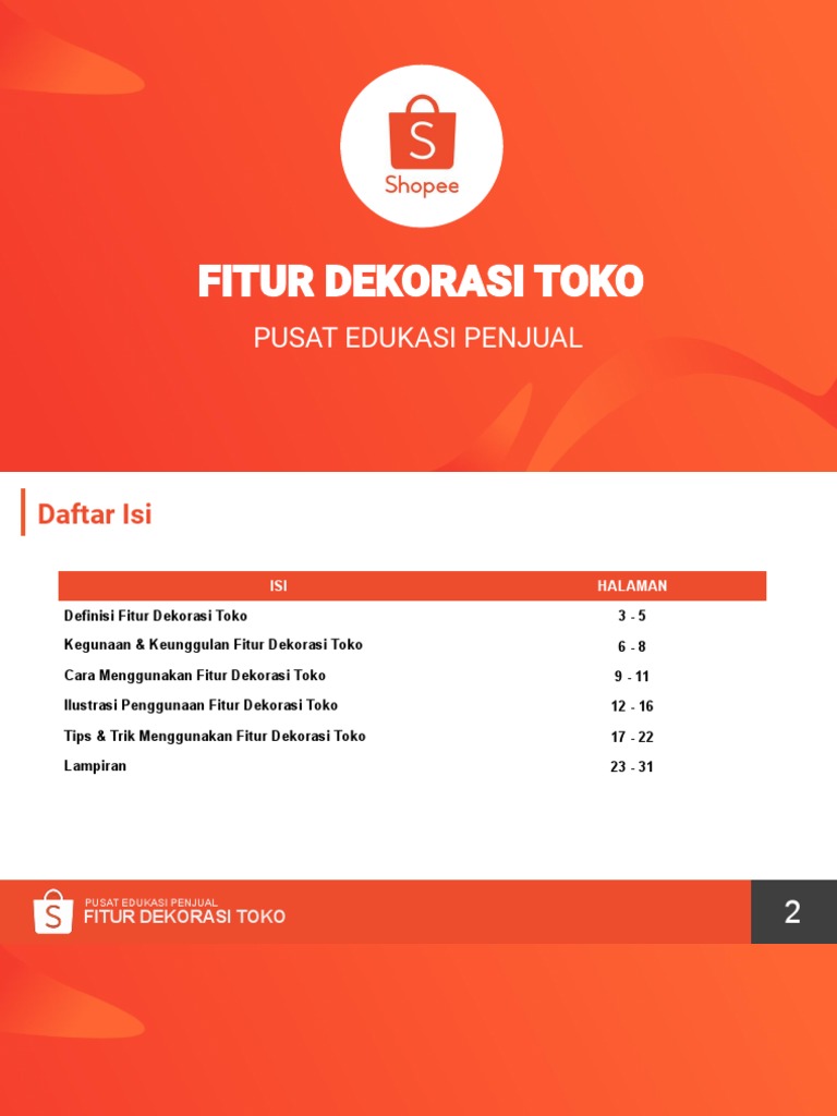 Fitur Dekorasi Toko Pdf