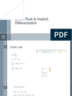 Chain Rule & Implicit Differentiation