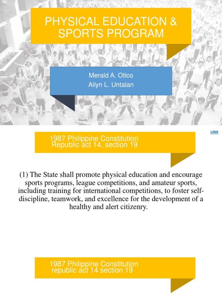 Legal Mandates for PE in Schools | PDF | Physical Education | Sports