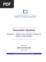 Pneumatic Systems: Module 2: Direct and Indirect Control in Electro-Pneumatics