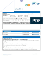 Detail Design Checklist